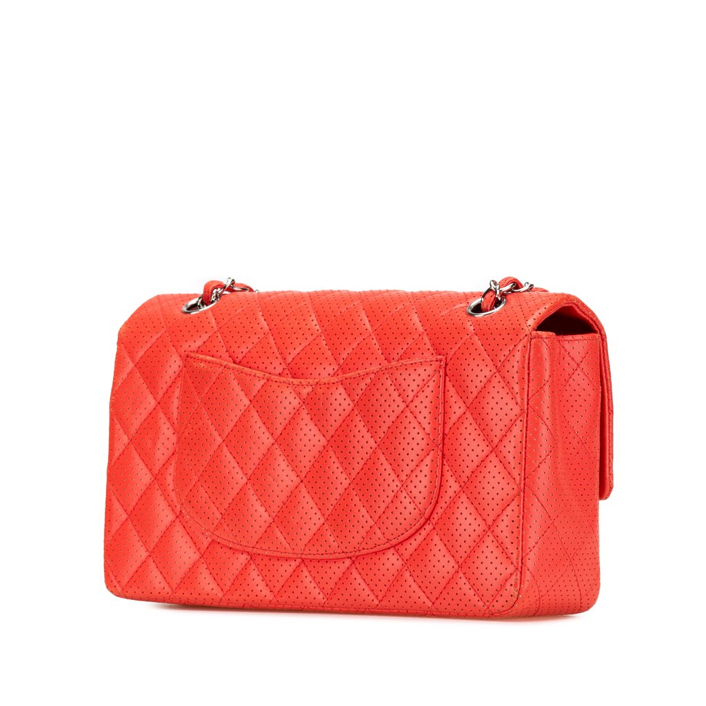 Chanel Medium Classic Perforated Lambskin Single Flap - 2