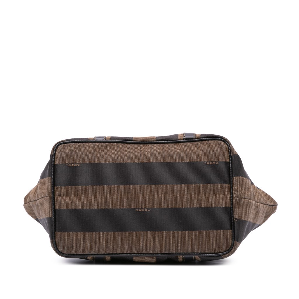 Fendi Pequin Canvas Handbag - 3