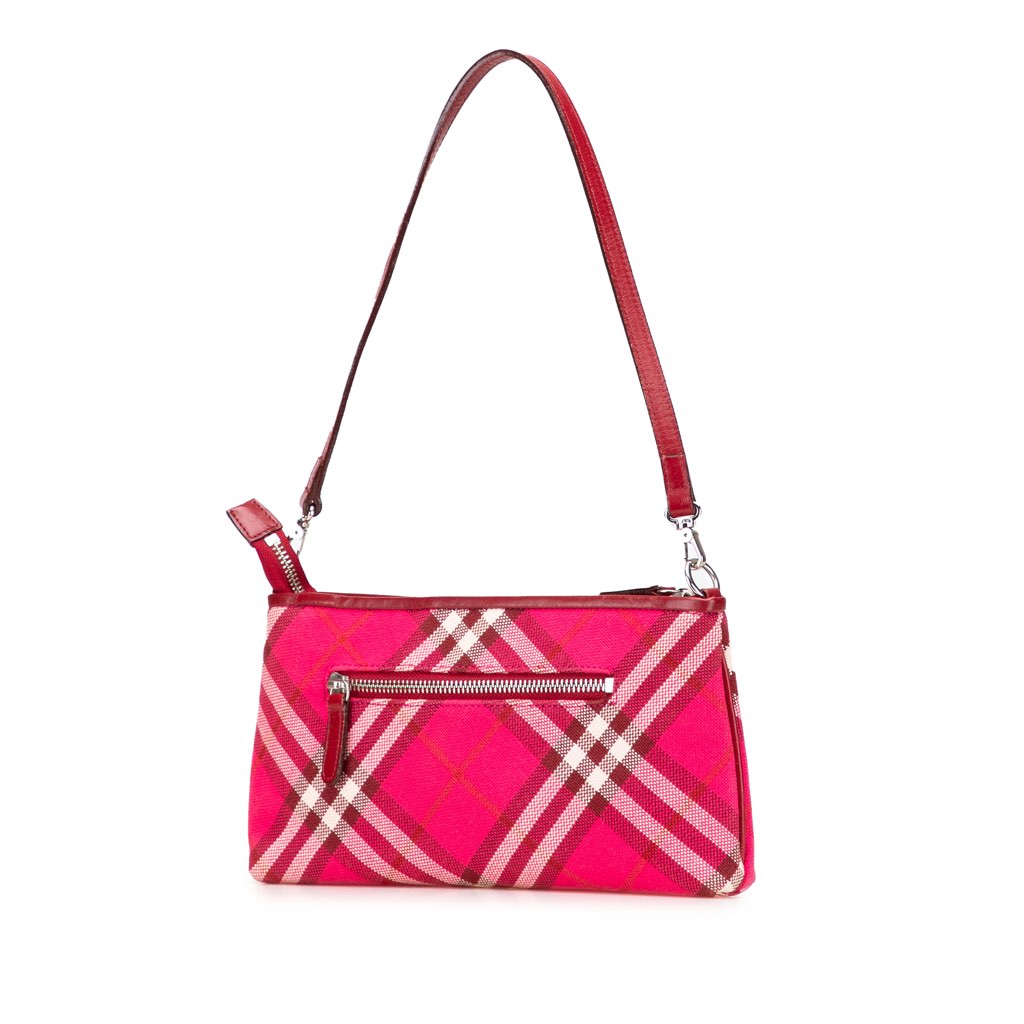 Burberry Supernova Check Canvas Pochette - Back view