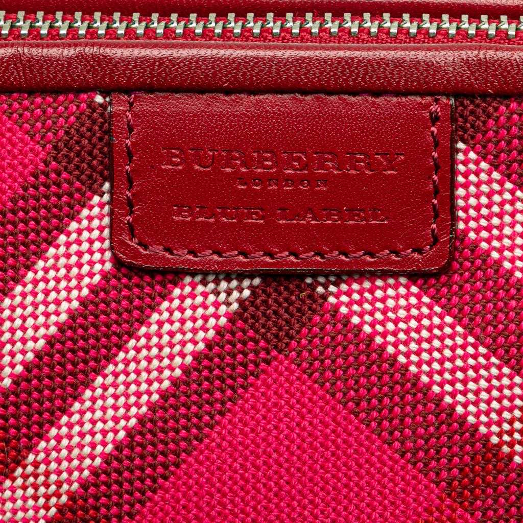 Burberry Supernova Check Canvas Pochette - Side view