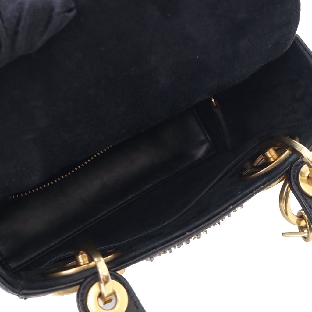 Dior Mini Lambskin I Feel Blue Lady Dior - 5