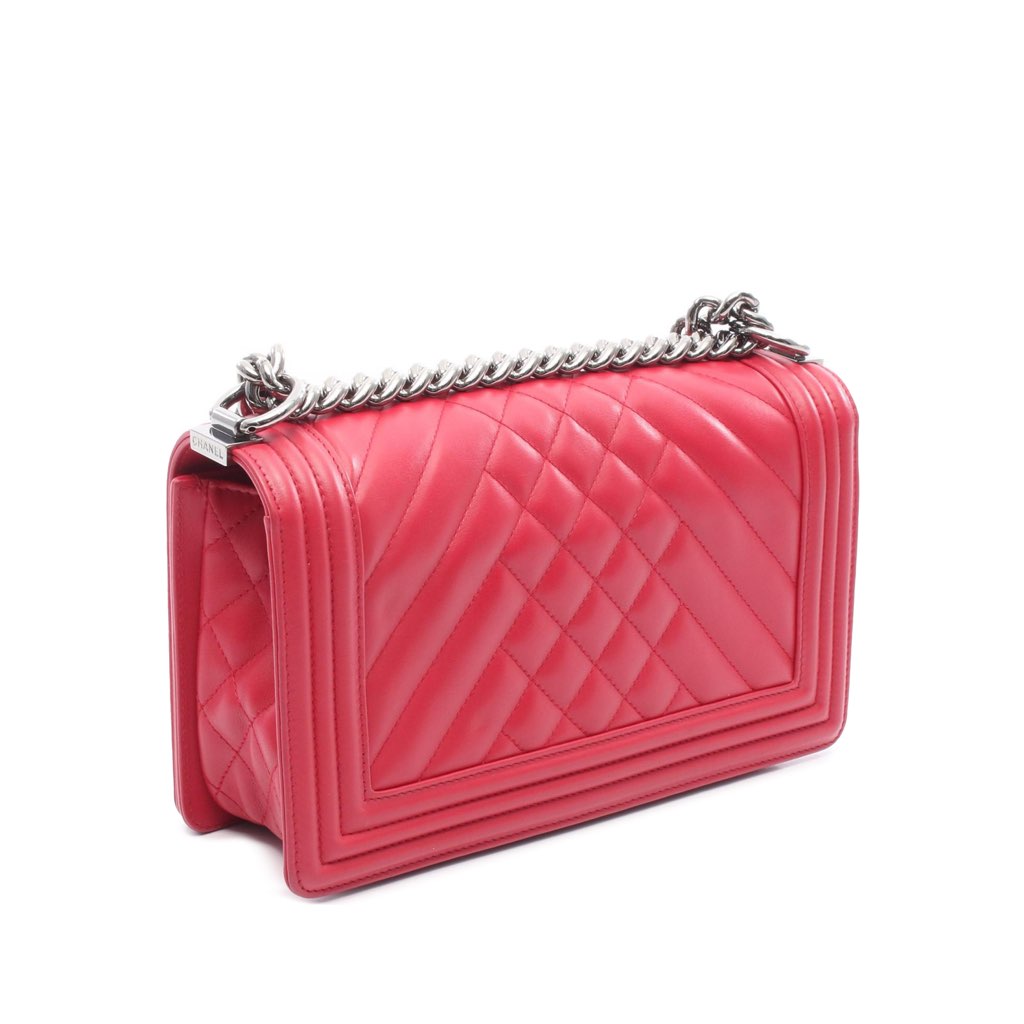 Chanel Old Medium Quilted Lambskin Boy Flap - 2