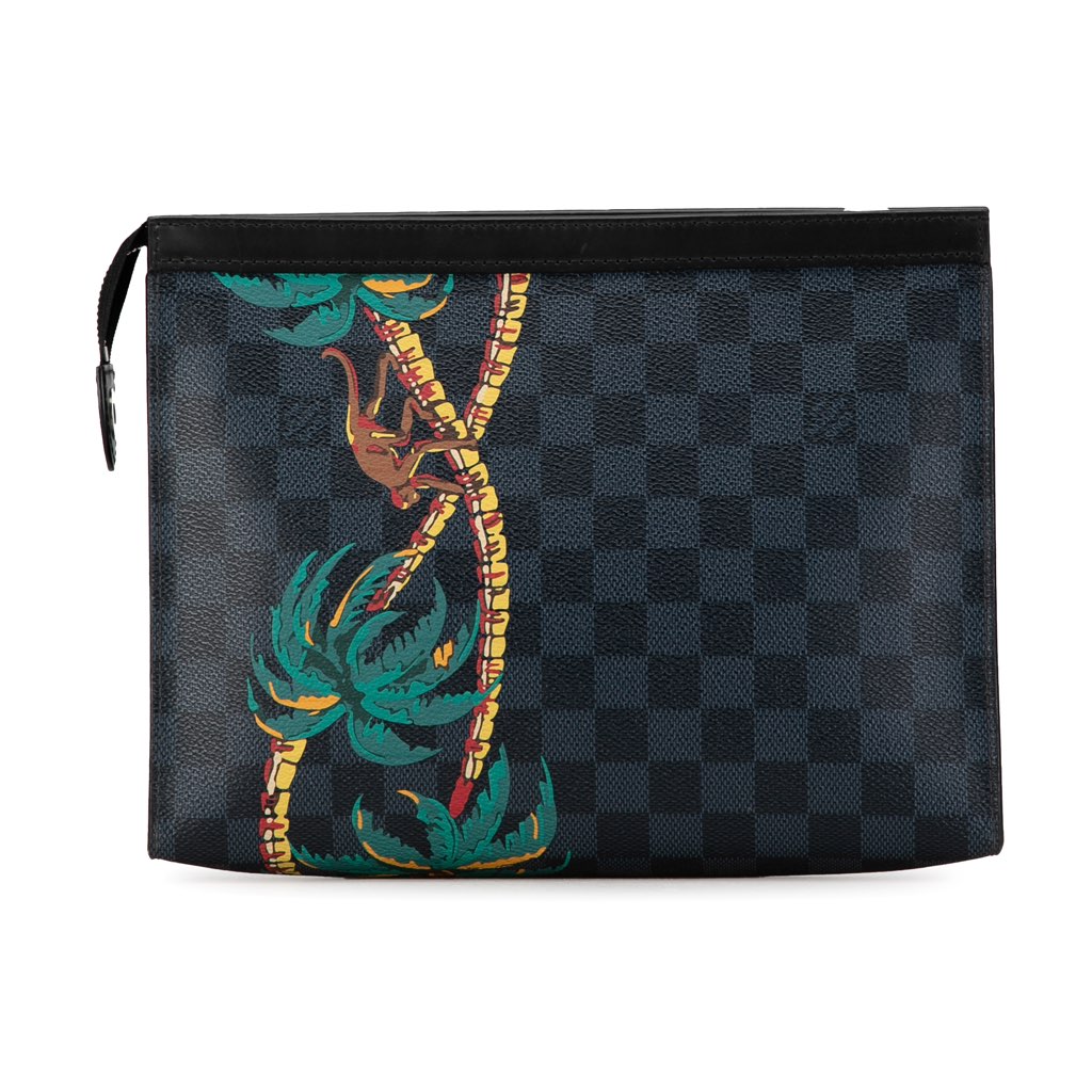 Louis Vuitton Damier Cobalt Jungle Pochette Voyage MM - 3