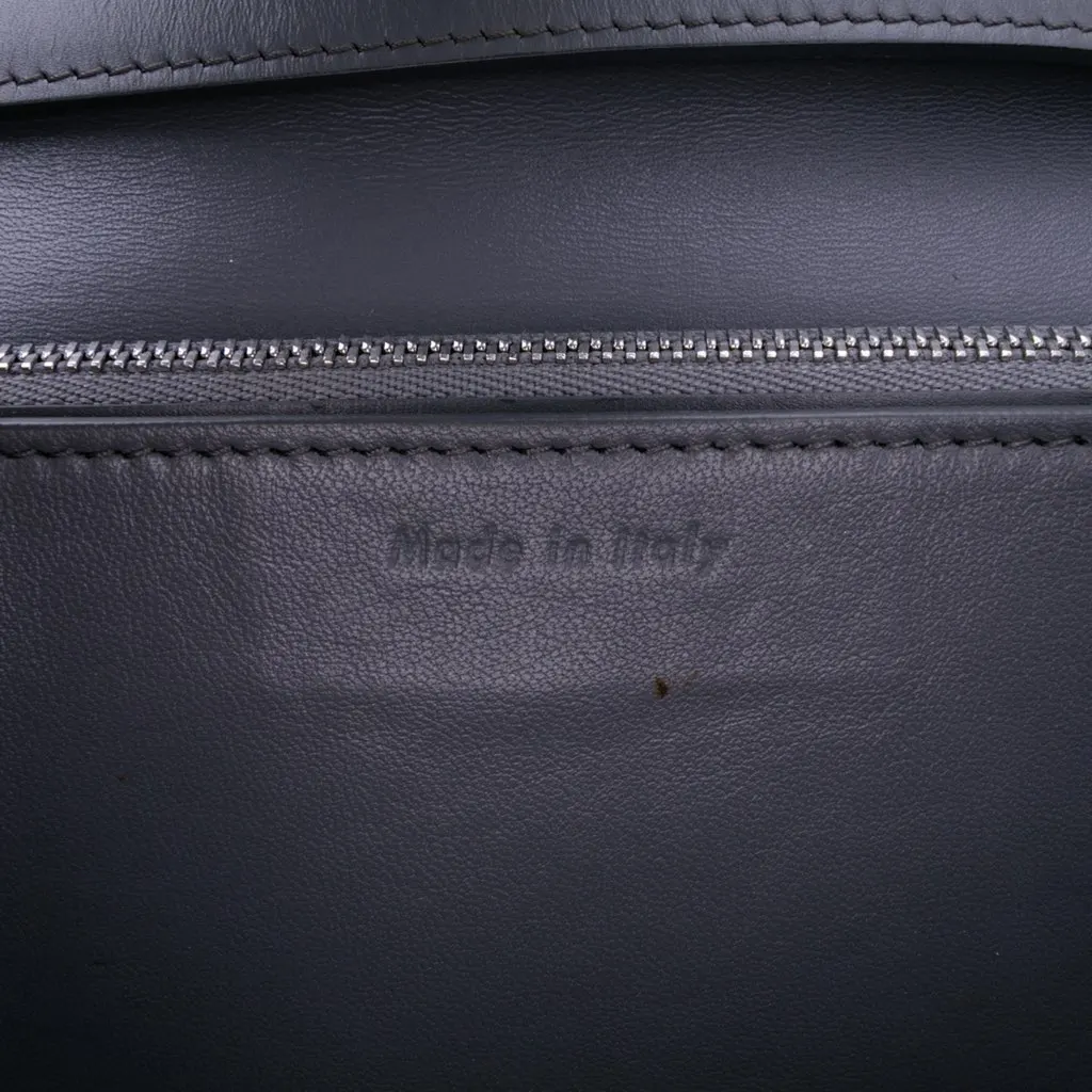 Celine Medium Calfskin Classic Box Purple Leather Good - Box View