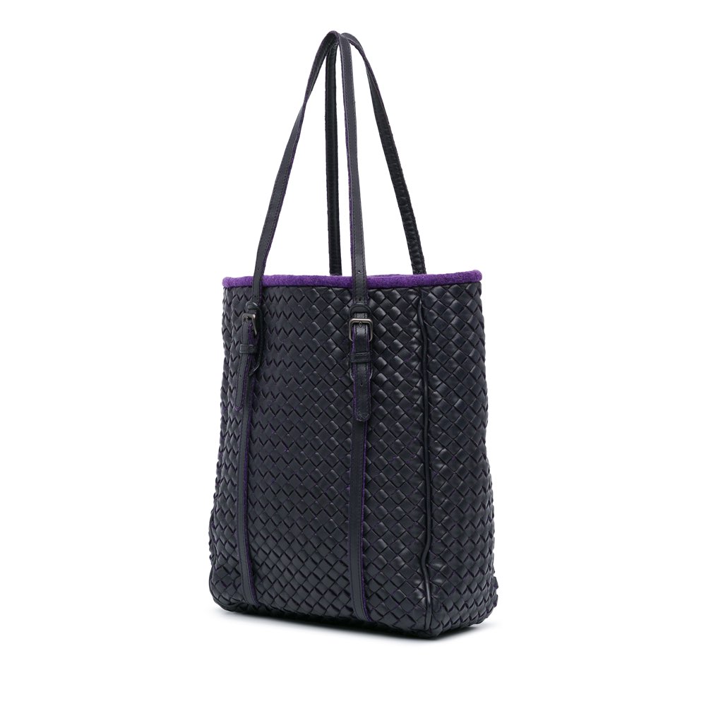 Bottega Veneta Leather Intrecciato Tote - 2