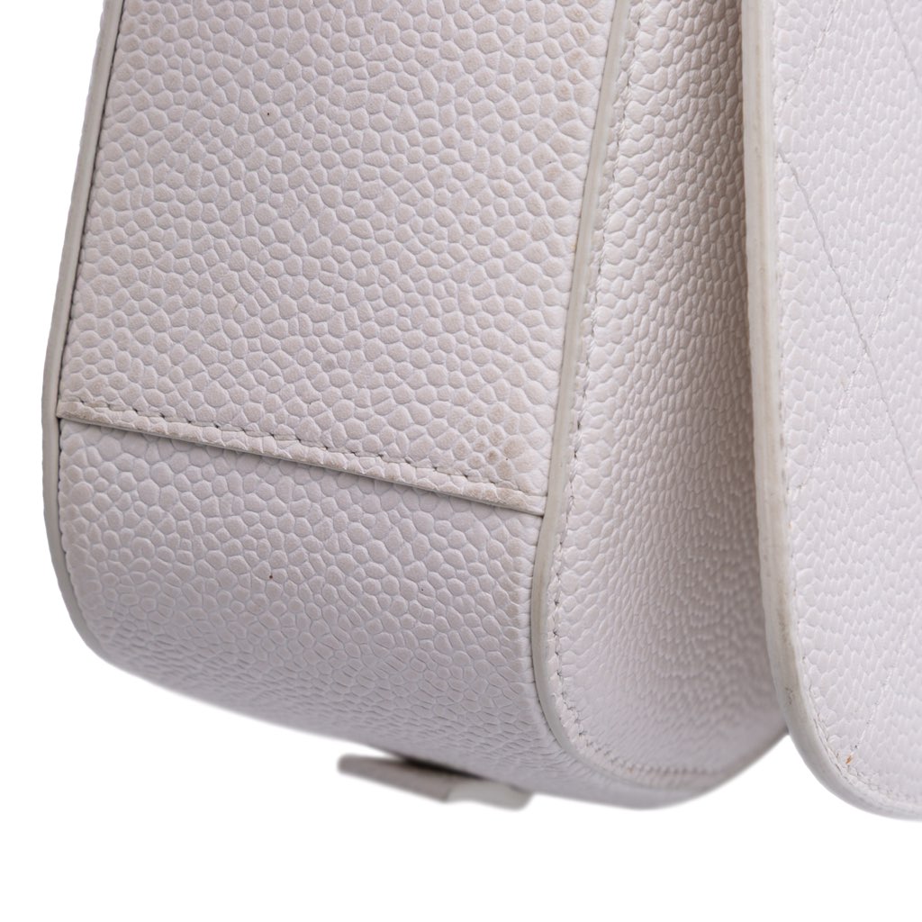 Chanel CC Quilted Caviar Turnlock Full Flap - Image 13