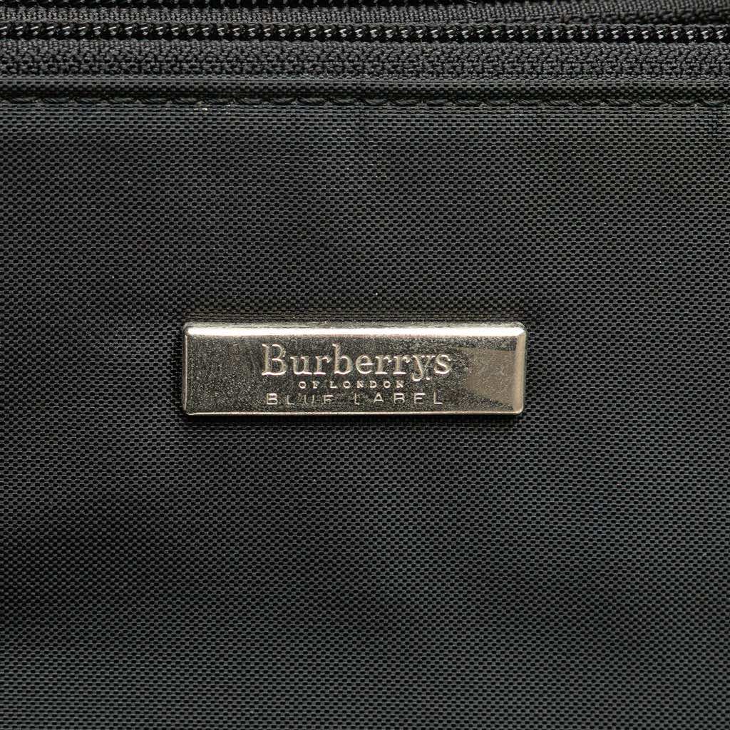 Burberry Nova Check Trimmed Nylon Tote - Side view