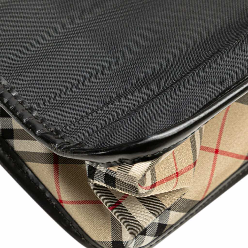 Burberry Nova Check Trimmed Nylon Tote - Image 11