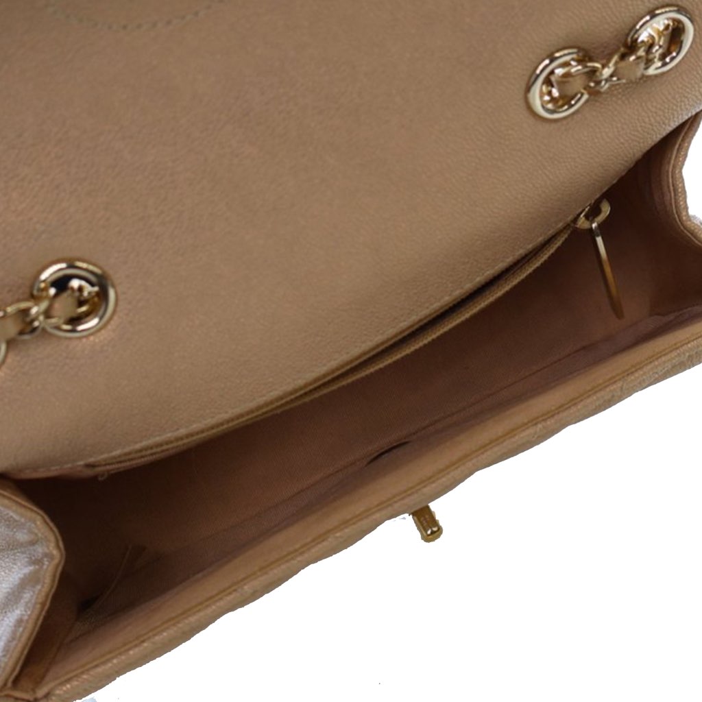 Chanel Small Chevron Caviar Statement Flap - 4