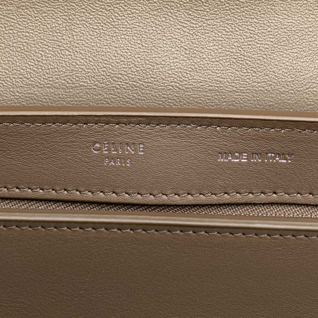 Celine Small Tricolor Leather Trapeze Satchel - 5