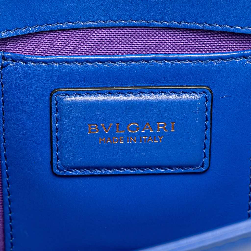 Bvlgari Small Leather Serpenti Forever Chain Crossbody - Side view
