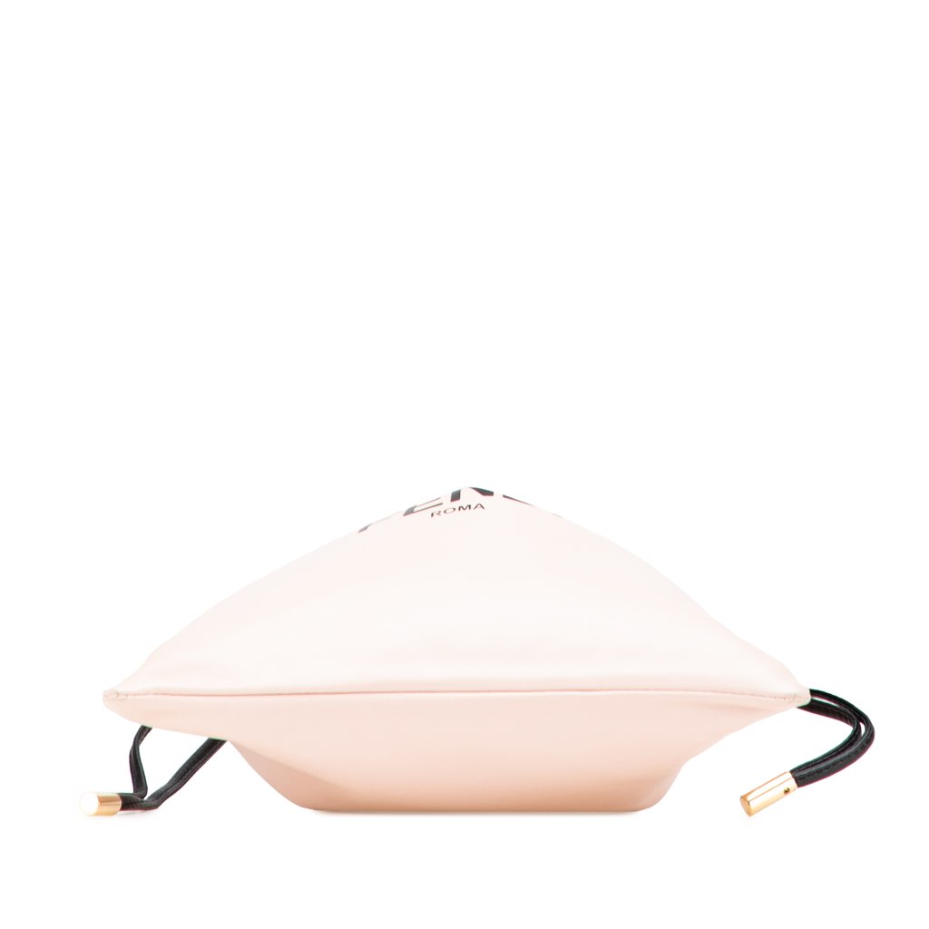 Fendi Small Leather Logo Drawstring Crossbody - Image 6