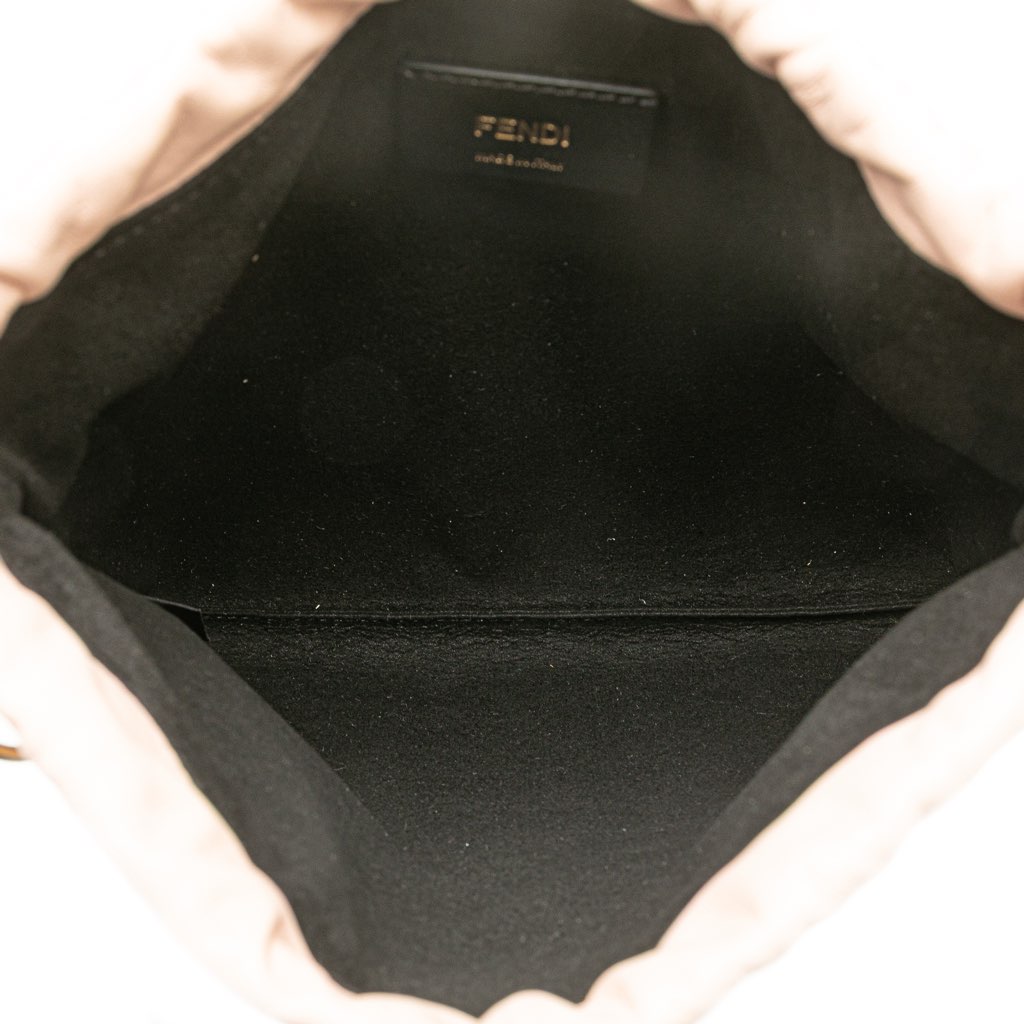 Fendi Small Leather Logo Drawstring Crossbody - 4