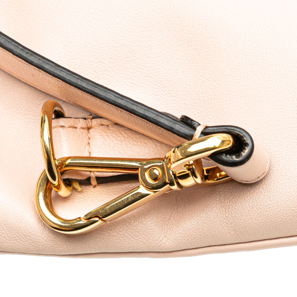 Fendi Small Leather Logo Drawstring Crossbody - Image 11