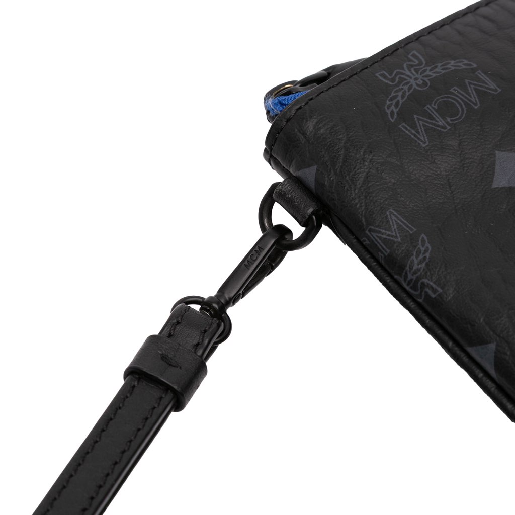 Mcm Sambypen Haru Henry Kaiser Visetos Coated Canvas Clutch - Image 13