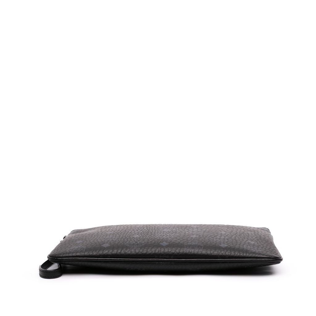 Mcm Sambypen Haru Henry Kaiser Visetos Coated Canvas Clutch - Image 6