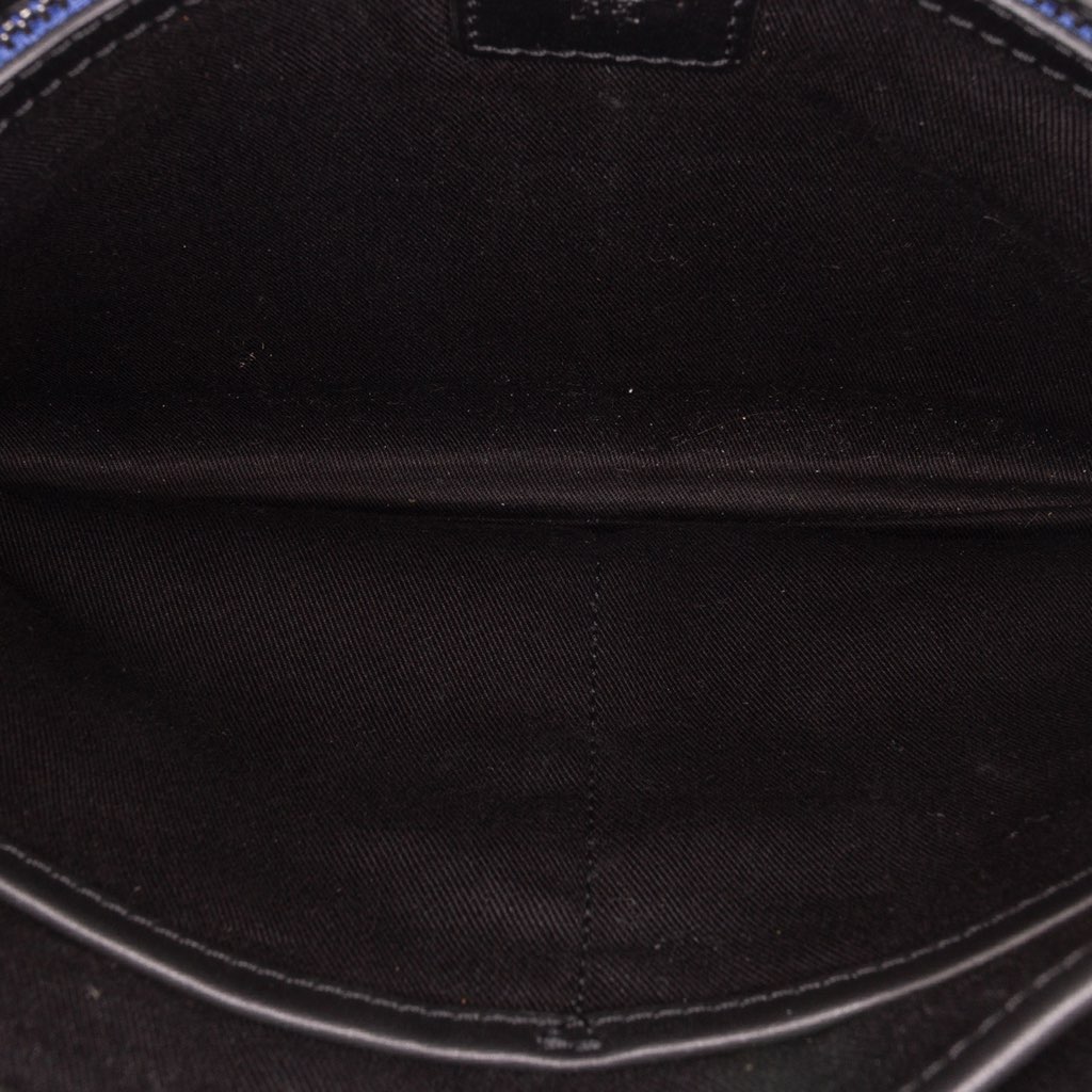 Mcm Sambypen Haru Henry Kaiser Visetos Coated Canvas Clutch - Side view