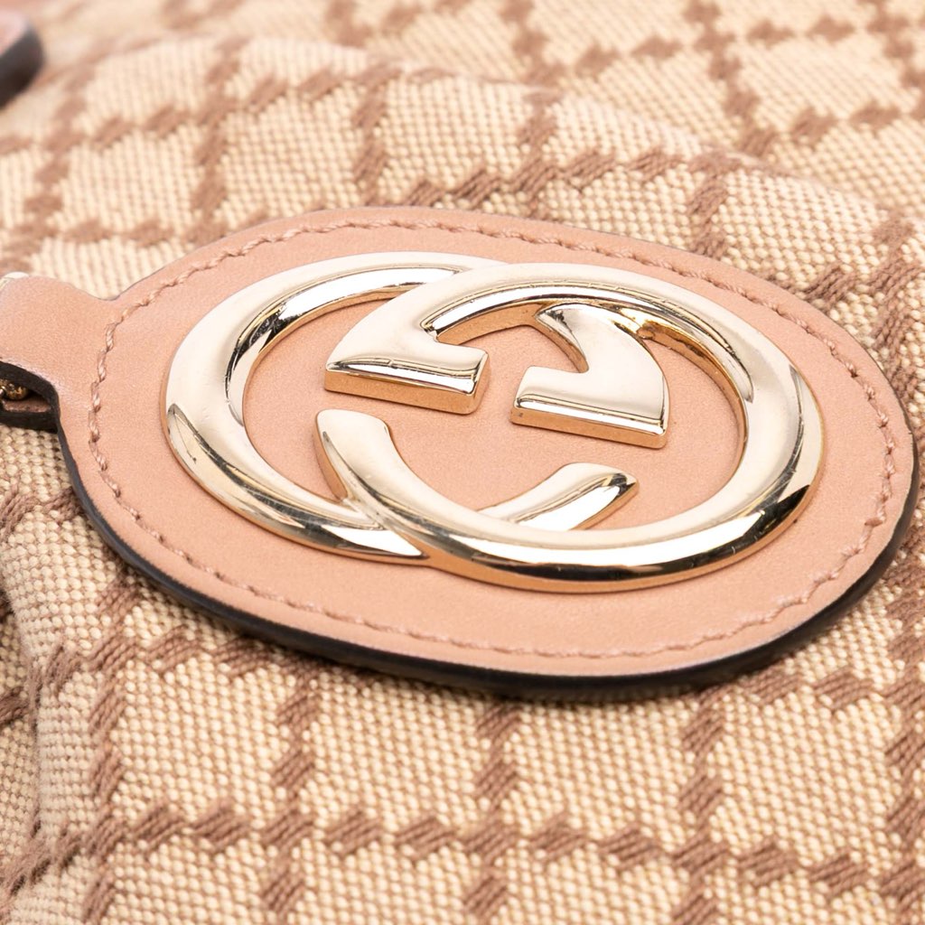 Gucci Diamante Canvas Sukey Satchel - Image 10