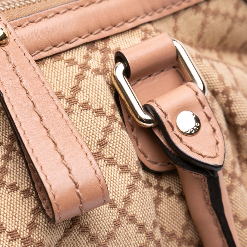 Gucci Diamante Canvas Sukey Satchel - Image 11