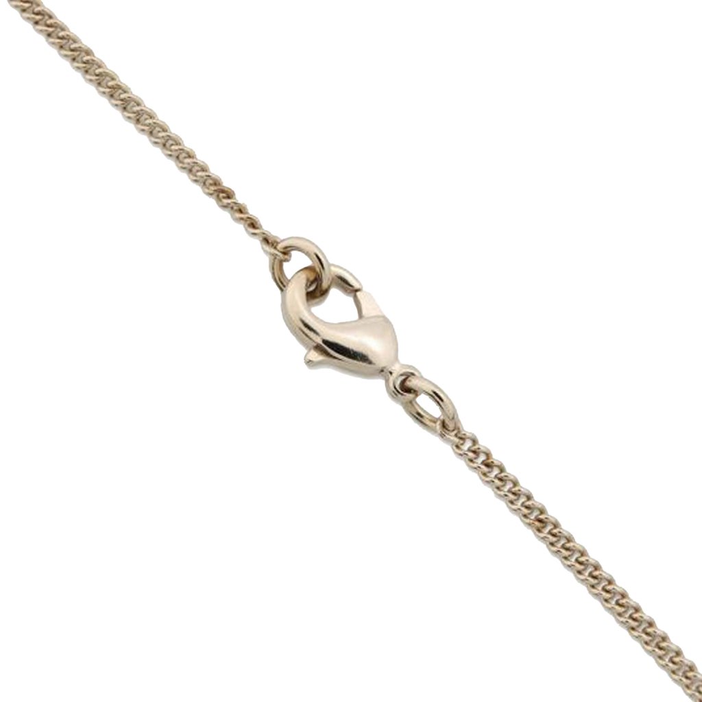 Chanel CC Gold Plated Faux Pearl Rhinestones Pendant Necklace - 4