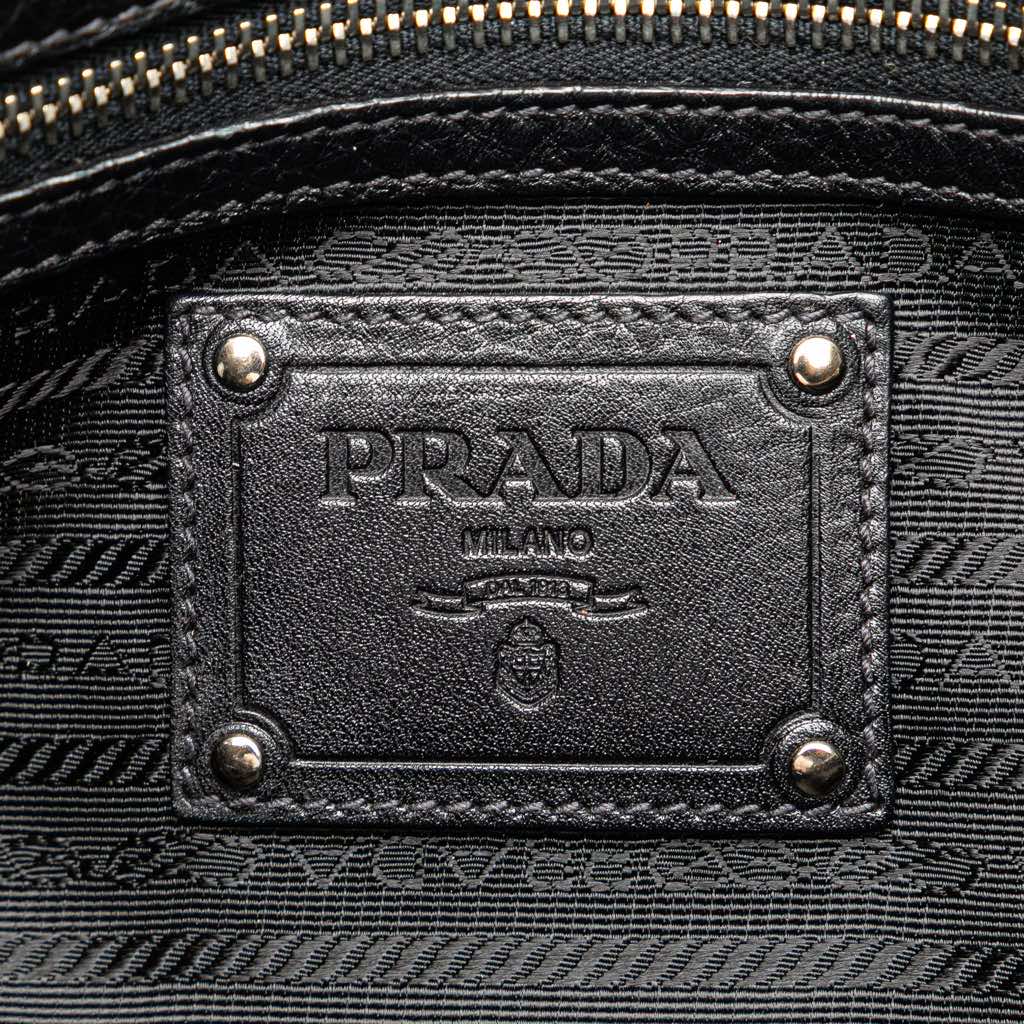 Prada Soft Calf Double Zip Satchel - 5