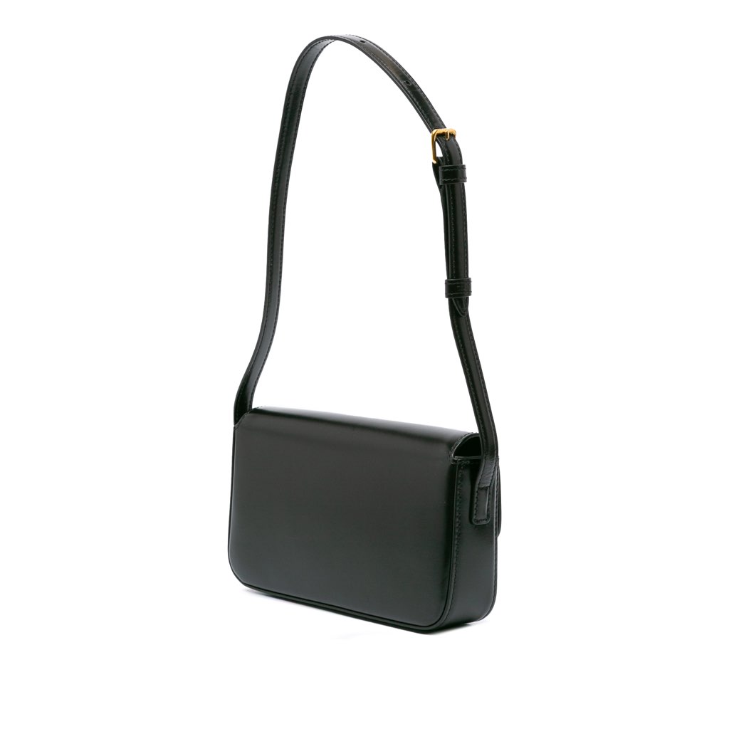 Celine Shiny Calfskin Claude Shoulder Bag - 2