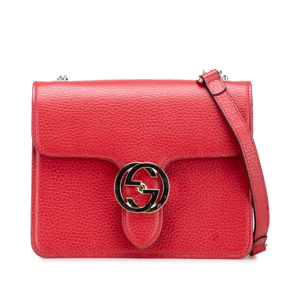 Gucci Small Dollar Calfskin Interlocking G Crossbody