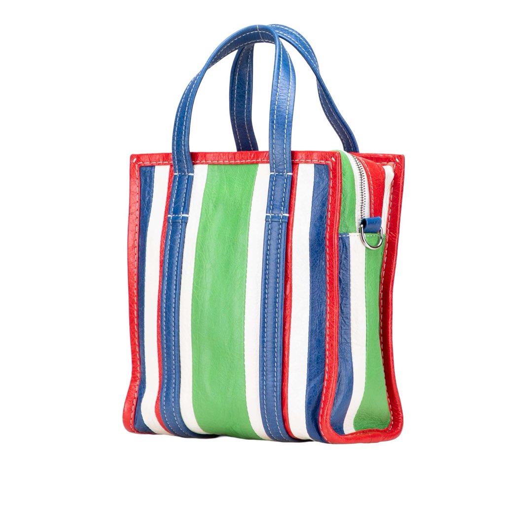 Balenciaga XS Lambskin Bazar Shopper Tote - Back view