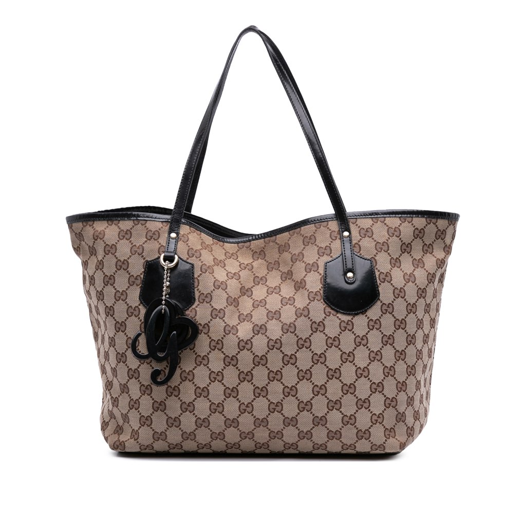 Gucci Medium GG Canvas Jolie Tote