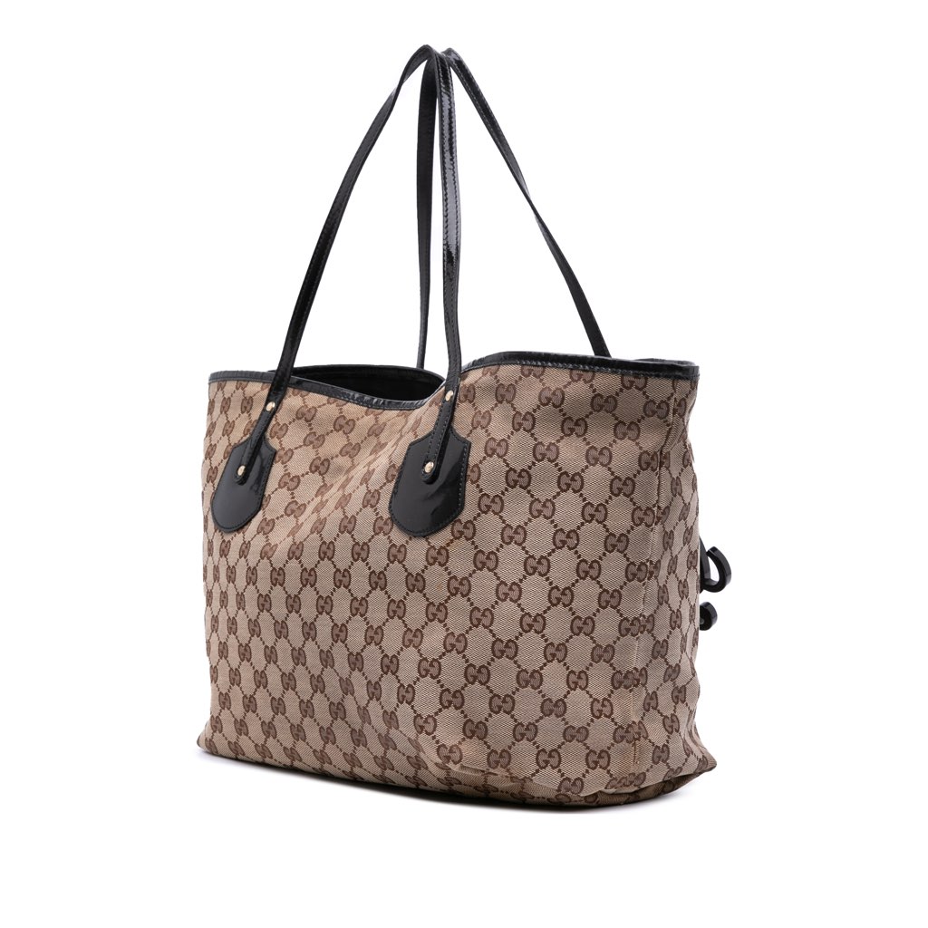 Gucci Medium GG Canvas Jolie Tote - Back view