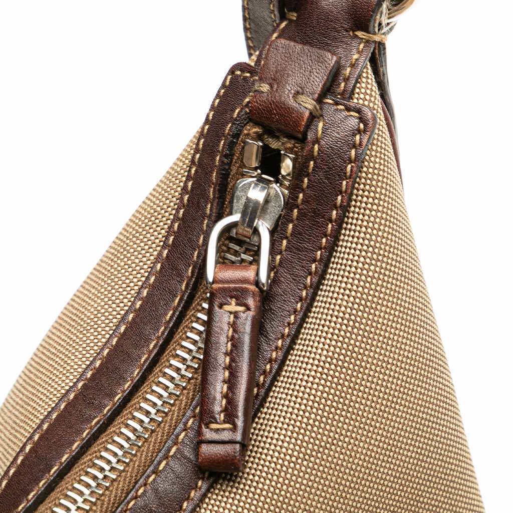 Prada Canvas Canapa Logo Shoulder Bag - Image 14