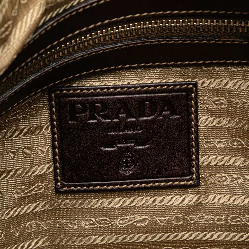 Prada Canvas Canapa Logo Shoulder Bag - Detail 2