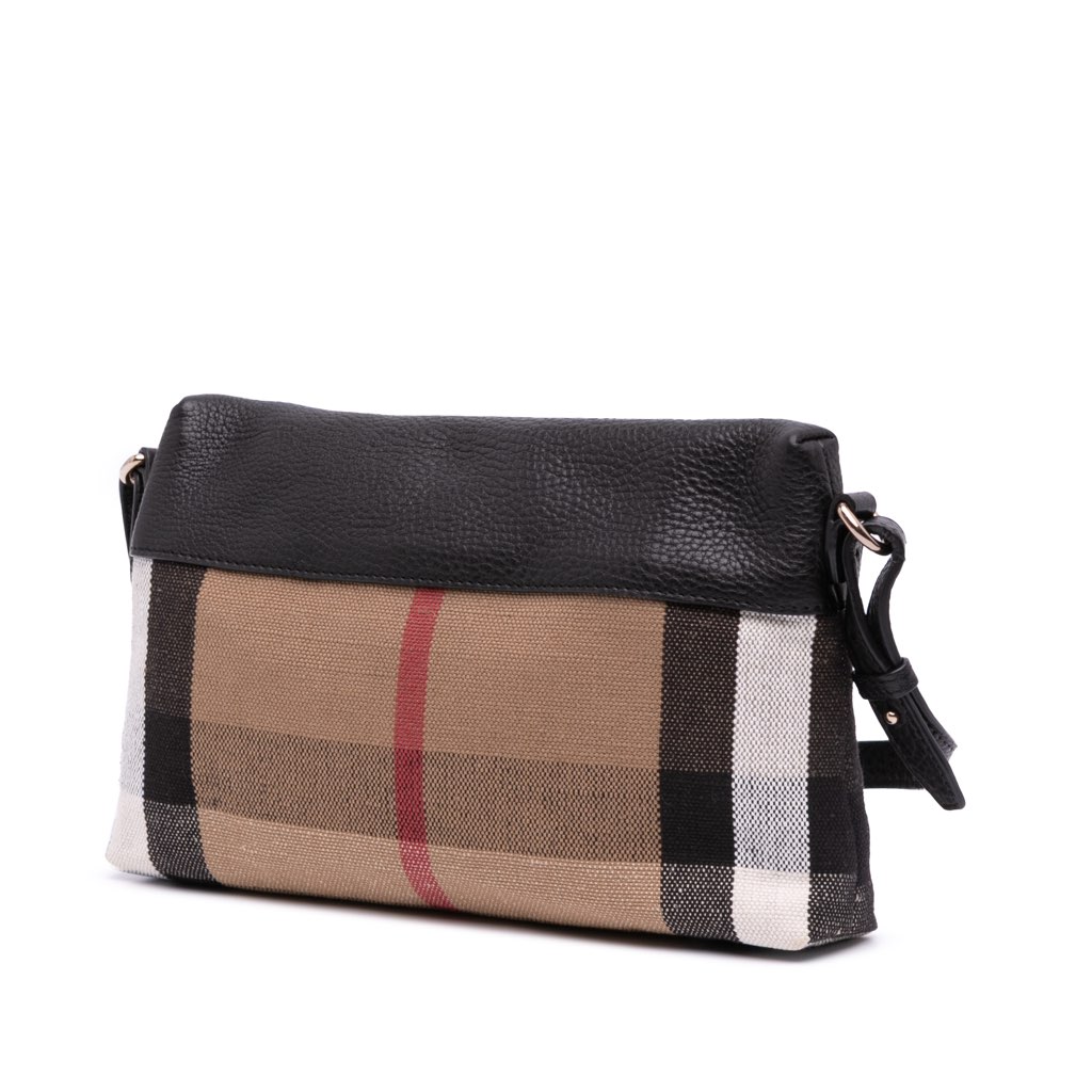 Burberry Small House Check Canvas Farley Crossbody - 2