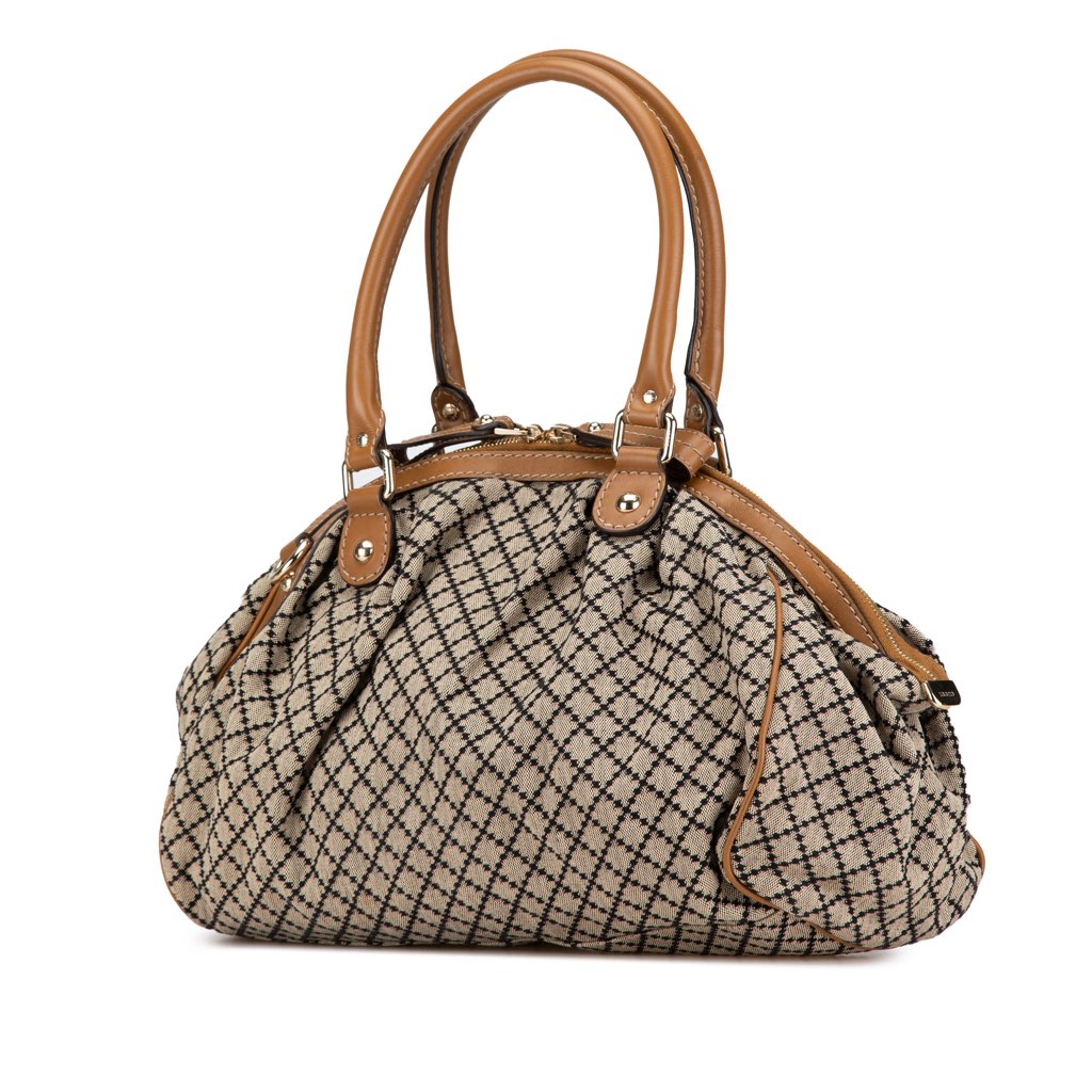 Gucci Diamante Canvas Sukey Satchel - 2