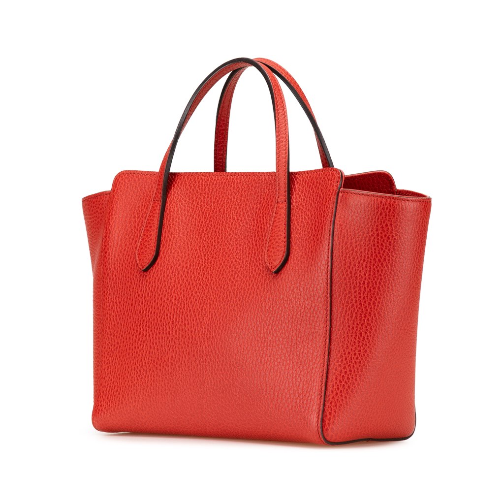 Gucci Mini Leather Swing Handbag - Back view