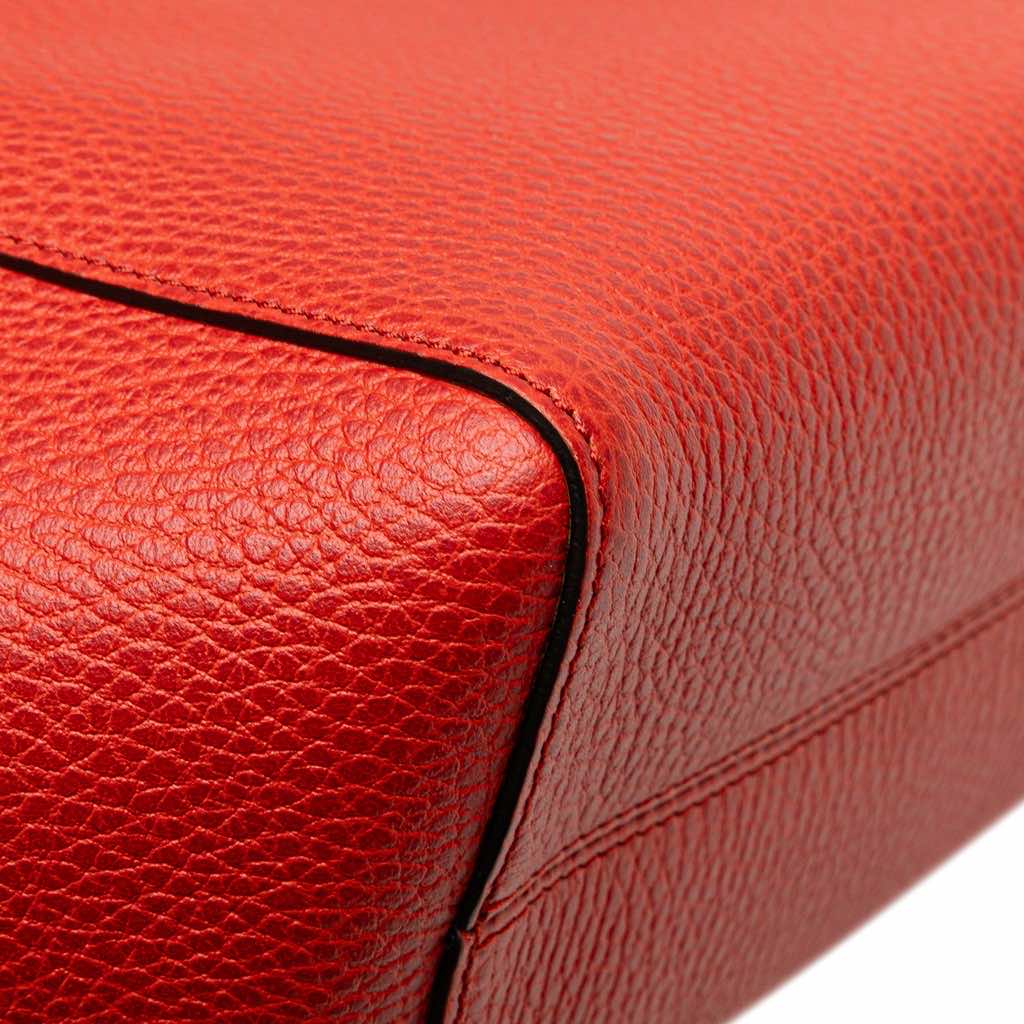 Gucci Mini Leather Swing Handbag - Image 10