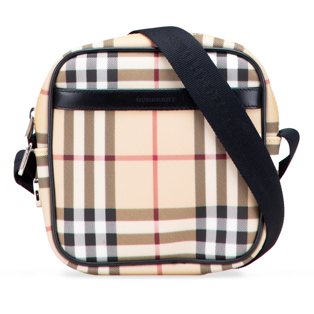 Burberry House Check Canvas Crossbody