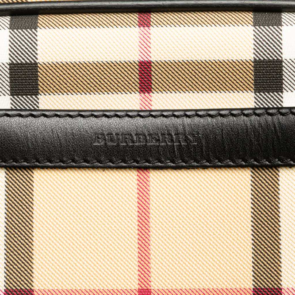 Burberry House Check Canvas Crossbody - Image 10