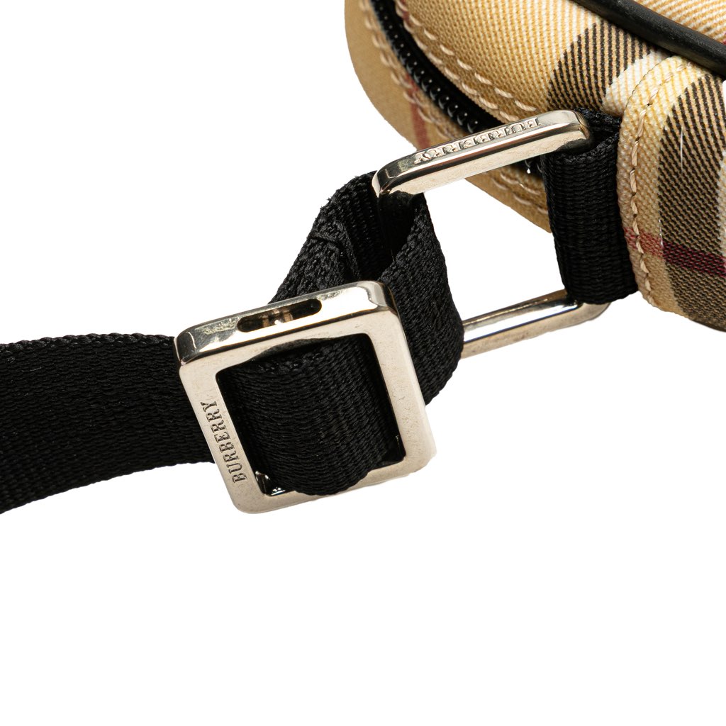 Burberry House Check Canvas Crossbody - Image 11