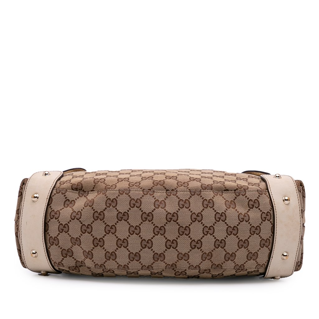 Gucci Small GG Canvas Horsebit Pelham Shoulder Bag - 3