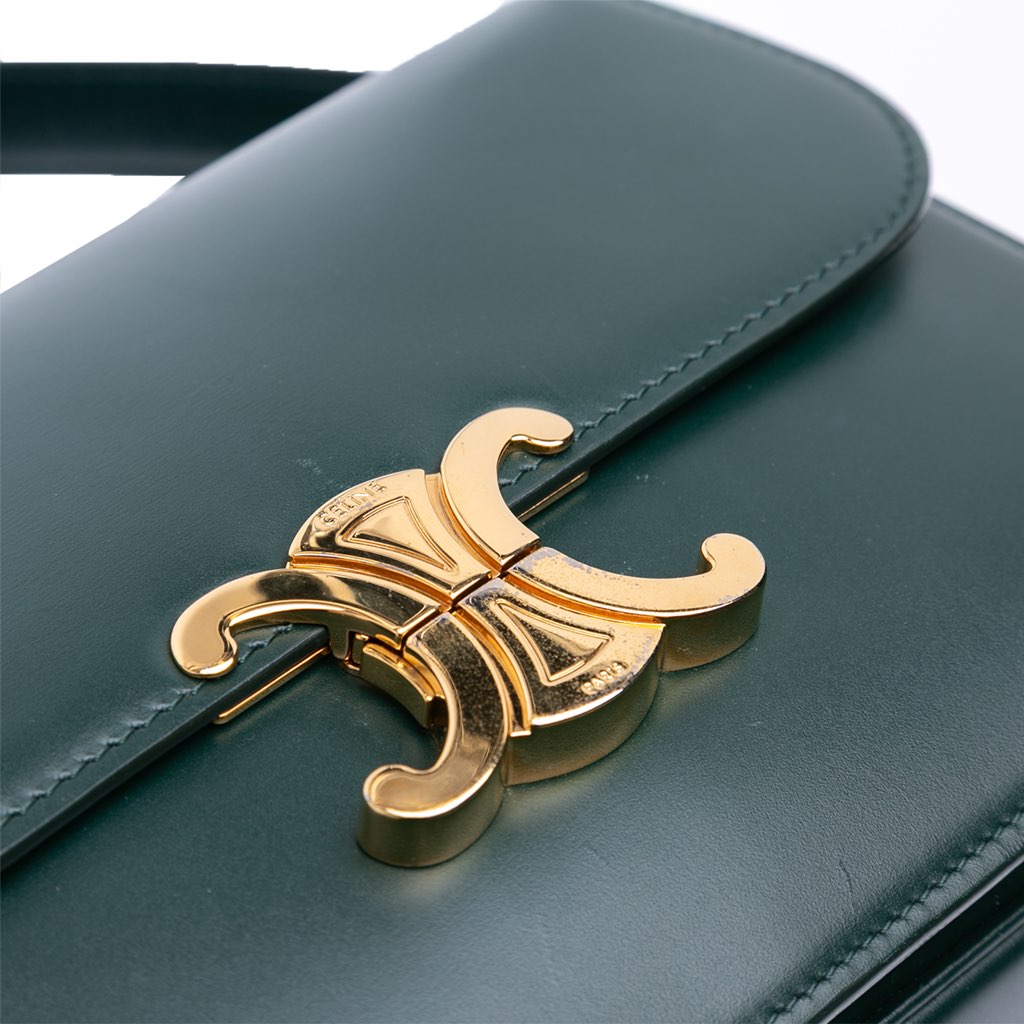 Celine Classique Shiny Calfskin Triomphe Crossbody - Detail 1