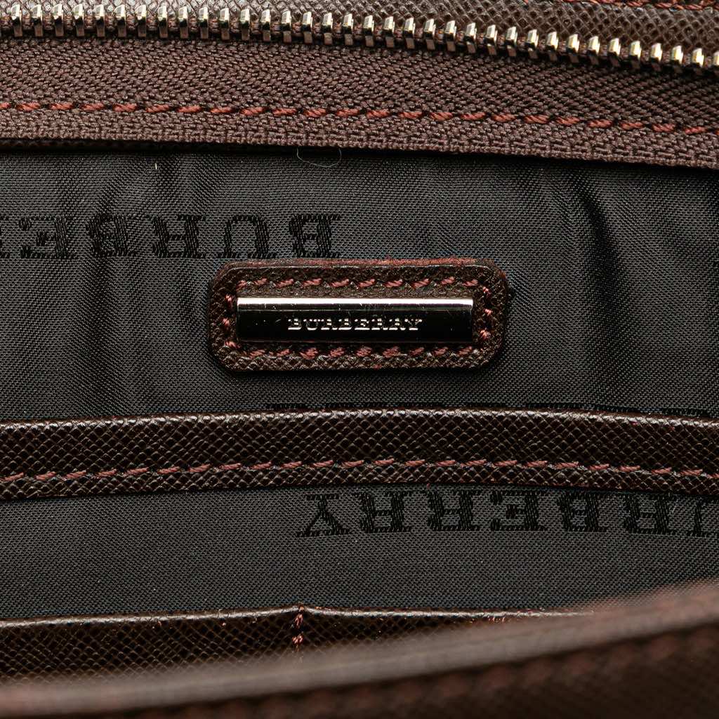 Burberry Leather Clutch - Side view