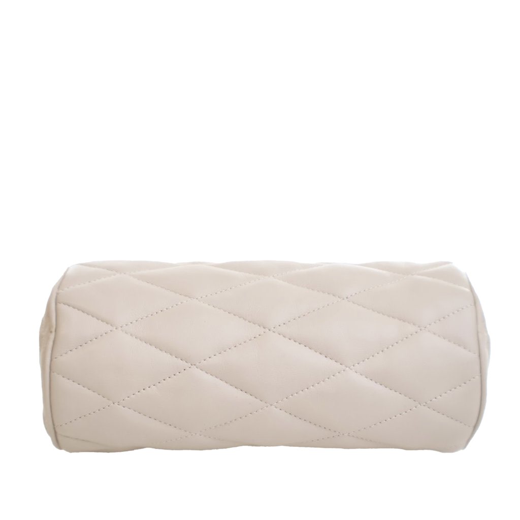 Saint Laurent Mini Quilted Lambskin Sade Tube Bag - 4