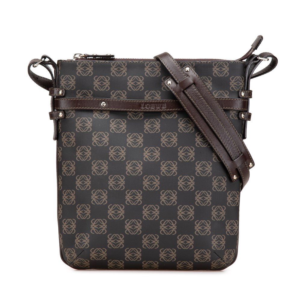 Loewe Anagram Coated Canvas Crossbody