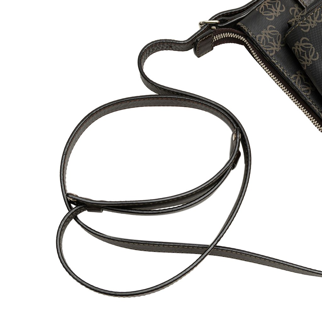 Loewe Anagram Coated Canvas Crossbody - Image 14