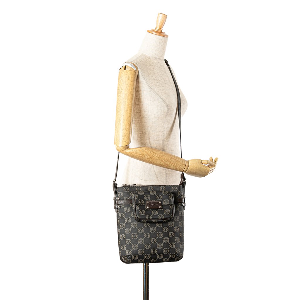 Loewe Anagram Coated Canvas Crossbody - Image 15