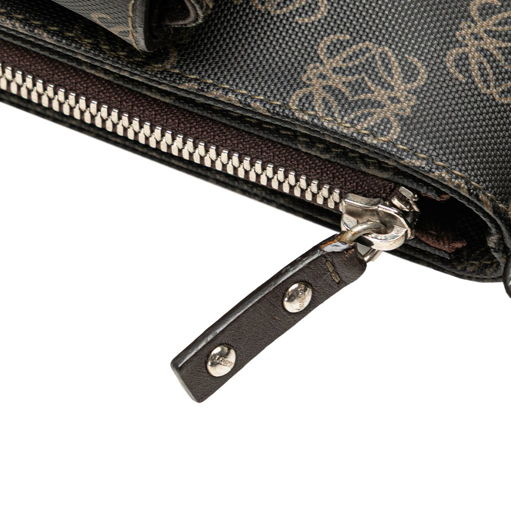 Loewe Anagram Coated Canvas Crossbody - Image 11