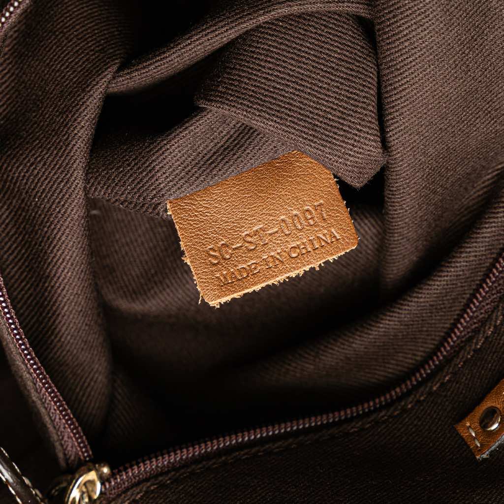 Celine Canvas Carriage Tote - Side view