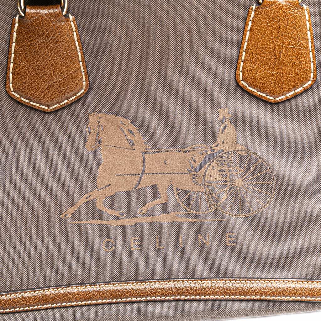 Celine Canvas Carriage Tote - Image 12