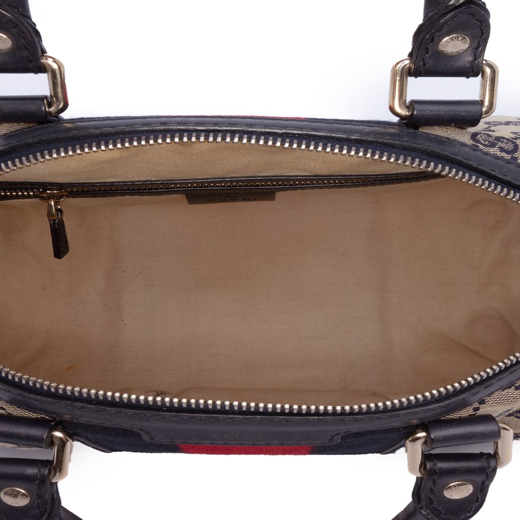 Gucci GG Canvas Web Joy Boston Bag - 4